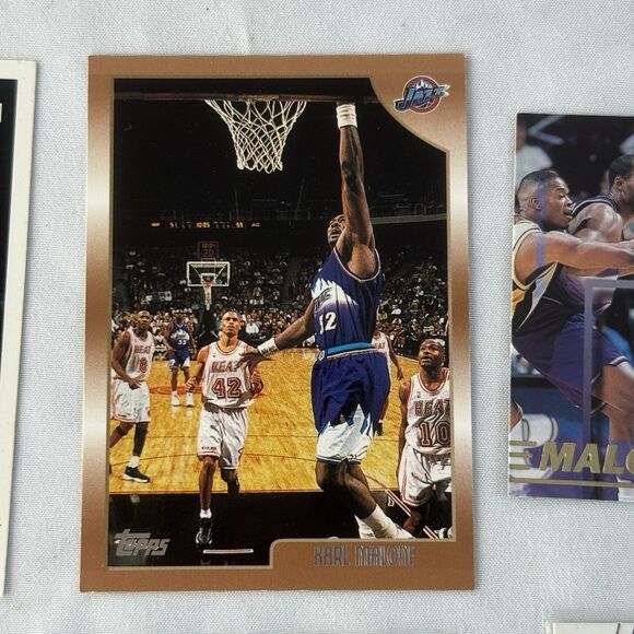 Karl Malone 12 Card Lot NM With 2004 Upper Deck Authentic SP 1993 Fanimation - Picture 8 of 13